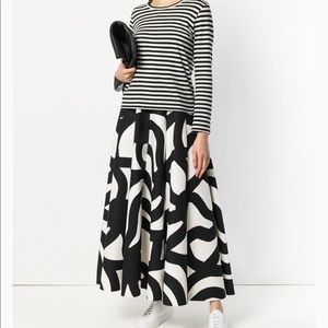 JUNYA WATANABE GEOMETRIC PRINT SKIRT $1895 Firm